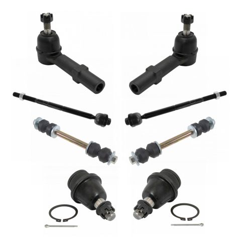 Chevrolet GMC Cadillac Front 8 Piece Steering & Suspension Kit TRQ PSA43341