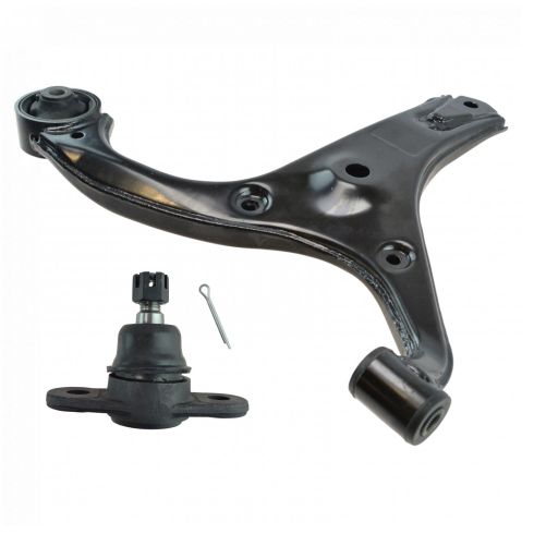 2006-11 Hyundai Accent Kia Rio Rio5 Front Driver Side 2 Piece Control Arm with Ball Joint TRQ PSA87908