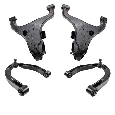Nissan Armada Infiniti QX56 QX80 Front 4 Piece Control Arm with Ball Joint Set TRQ PSA36584