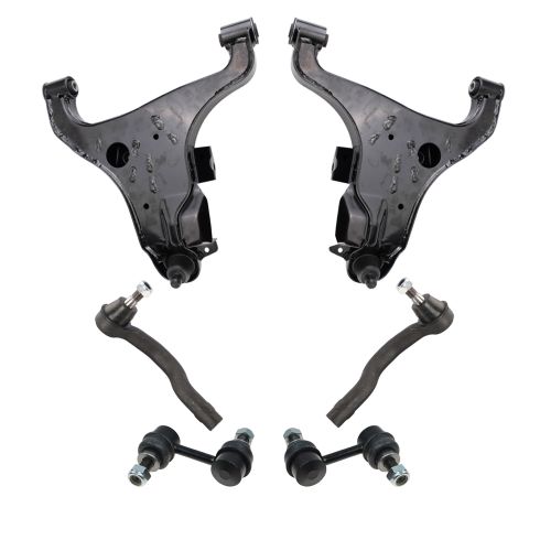 Nissan Armada Infiniti QX56 QX80 Front 6 Piece Steering & Suspension Kit TRQ PSA36589