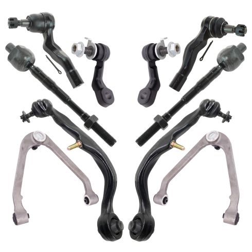 2004-06 Infiniti G35 X Front 10 Piece Steering & Suspension Kit TRQ PSA37193