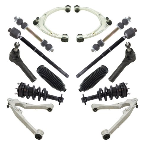Chevrolet GMC Front 14 Piece Steering & Suspension Kit TRQ PSA35296