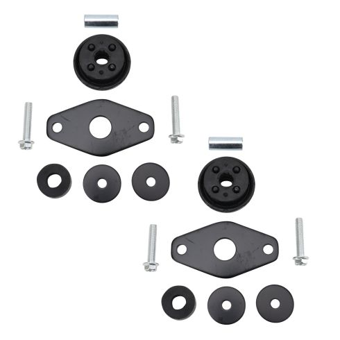 Dodge Chrysler Rear Driver & Passenger Side 2 Piece Shock Mount Kit TRQ SKA38909