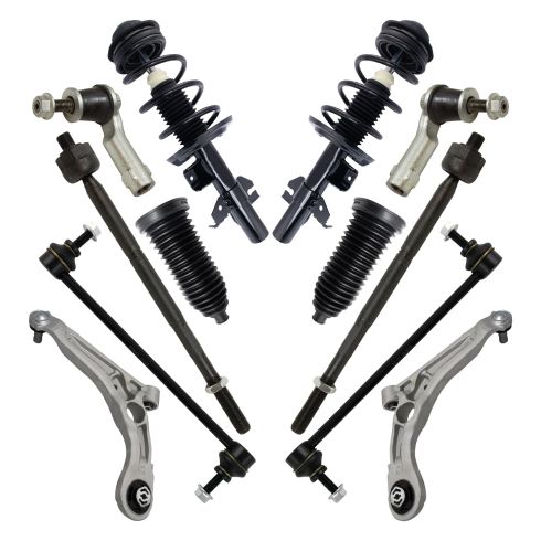 Dodge Dart Front 12 Piece Steering & Suspension Kit TRQ PSA42253