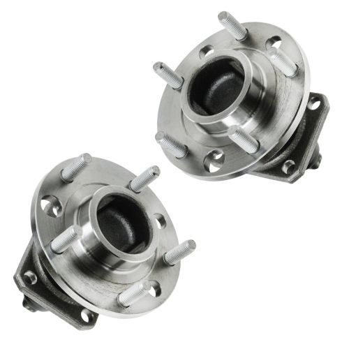 1991-96 Chevrolet Corvette Front Driver & Passenger Side 2 Piece Wheel Bearing & Hub Assembly Set TRQ BHA53362