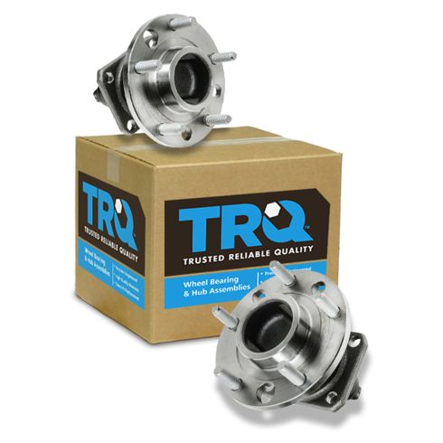 1991-96 Chevrolet Corvette Front Driver & Passenger Side 2 Piece Wheel Bearing & Hub Assembly Set TRQ BHA53362