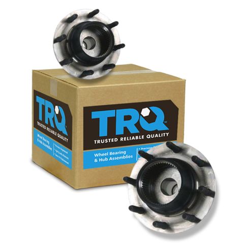 1999 Ford Front Driver & Passenger Side 2 Piece Wheel Bearing & Hub Assembly Set TRQ BHA53441