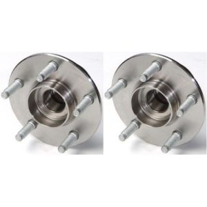 Ford Taurus Mercury Sable Rear Driver & Passenger Side 2 Piece Wheel Bearing & Hub Assembly Set TRQ BHA53443
