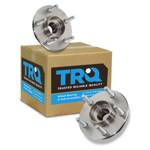 Ford Taurus Mercury Sable Rear Driver & Passenger Side 2 Piece Wheel Bearing & Hub Assembly Set TRQ BHA53443