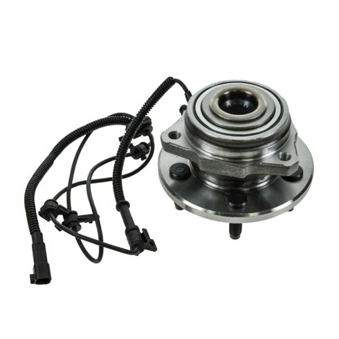 Jeep Liberty Front Driver & Passenger Side 2 Piece Wheel Bearing & Hub Assembly Set TRQ BHA53447