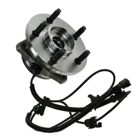 Jeep Liberty Front Driver & Passenger Side 2 Piece Wheel Bearing & Hub Assembly Set TRQ BHA53447