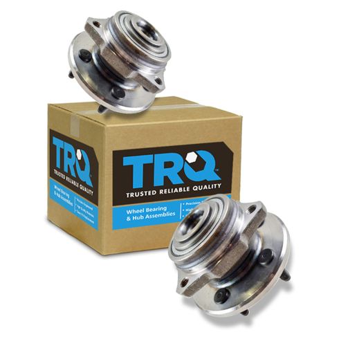 2002-05 Jeep Liberty Front Driver & Passenger Side without ABS Brakes 2 Piece Wheel Bearing & Hub Assembly Set TRQ BHA53448 - Image 6