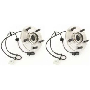 2007-08 Chrysler Pacifica Front Driver & Passenger Side 2 Piece Wheel Bearing & Hub Assembly Set TRQ BHA53487