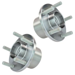 Volvo C30 C70 S40 V50 Front Driver & Passenger Side 2 Piece Wheel Bearing & Hub Assembly Set TRQ BHA53538
