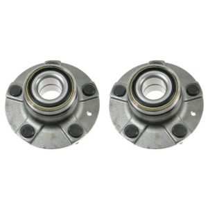 Honda Accord Rear Driver & Passenger Side 2 Piece Wheel Bearing & Hub Assembly Set TRQ BHA53558