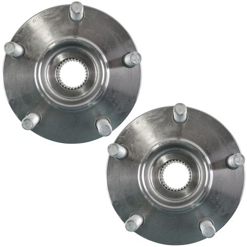 Nissan Murano Quest Front Driver & Passenger Side 2 Piece Wheel Bearing & Hub Assembly Set TRQ BHA53572