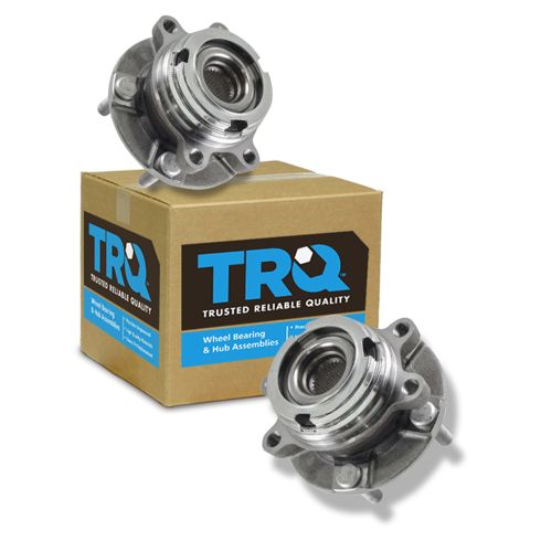 Nissan Murano Quest Front Driver & Passenger Side 2 Piece Wheel Bearing & Hub Assembly Set TRQ BHA53572