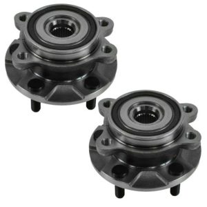 Toyota Mirai Rav4 Scion tC Front Driver & Passenger Side 2 Piece Wheel Bearing & Hub Assembly Set TRQ BHA53598