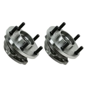 1997-04 Dodge Chrysler Rear Driver & Passenger Side 2 Piece Wheel Bearing & Hub Assembly Set TRQ BHA53620