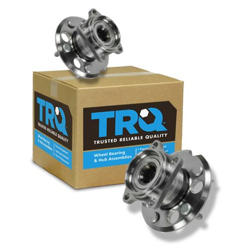 Hyundai XG300 XG350 Rear Driver & Passenger Side 2 Piece Wheel Bearing & Hub Assembly Set TRQ BHA53635