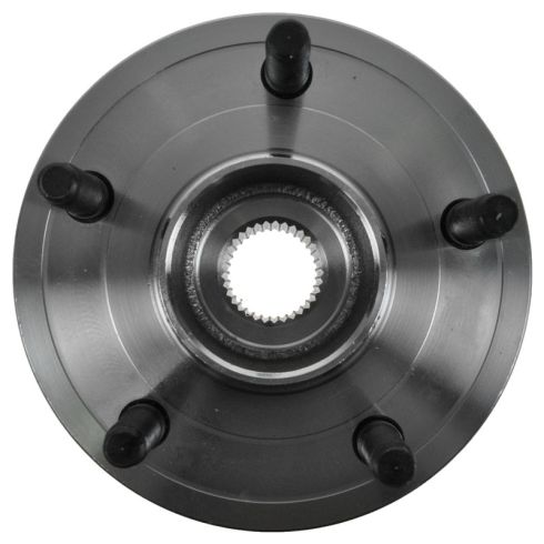 Dodge Dakota Mitsubishi Raider Front Driver & Passenger Side 2 Piece Wheel Bearing & Hub Assembly Set TRQ BHA53642