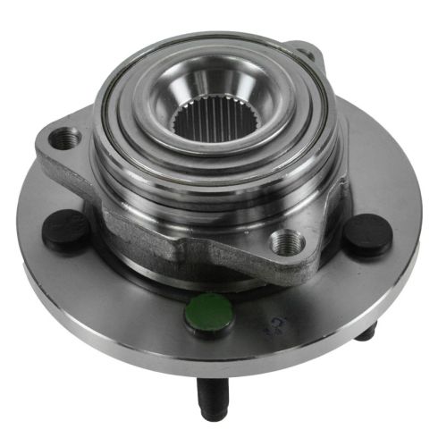 Dodge Dakota Mitsubishi Raider Front Driver & Passenger Side 2 Piece Wheel Bearing & Hub Assembly Set TRQ BHA53642