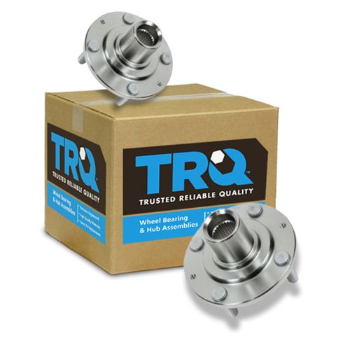 Honda Accord Front Driver & Passenger Side 2 Piece Wheel Bearing & Hub Kit TRQ BHA53225