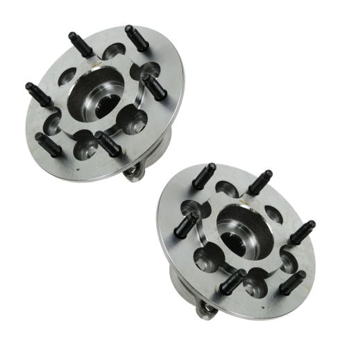 2009-12 Chevrolet Colorado GMC Canyon Front Driver & Passenger Side 2 Piece Wheel Bearing & Hub Assembly Set TRQ BHA50052