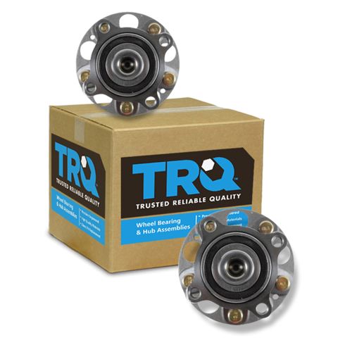 Honda Accord Acura TSX Rear Driver & Passenger Side 2 Piece Wheel Bearing & Hub Assembly Set TRQ BHA53723