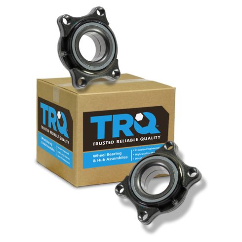 2004-06 Infiniti G35 X Front Driver & Passenger Side 2 Piece Wheel Hub Bearing Module Set TRQ BHA52886