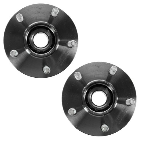 Nissan Maxima Infiniti I30 Rear Driver & Passenger Side 2 Piece Wheel Bearing & Hub Assembly Set TRQ BHA53735