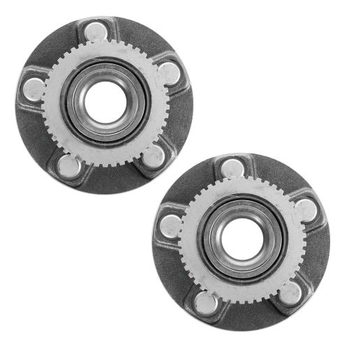 Nissan Maxima Infiniti I30 Rear Driver & Passenger Side 2 Piece Wheel Bearing & Hub Assembly Set TRQ BHA53735