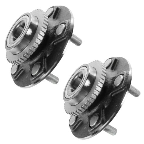 Nissan Maxima Infiniti I30 Rear Driver & Passenger Side 2 Piece Wheel Bearing & Hub Assembly Set TRQ BHA53735
