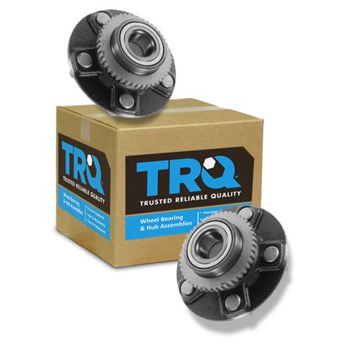 Nissan Maxima Infiniti I30 Rear Driver & Passenger Side 2 Piece Wheel Bearing & Hub Assembly Set TRQ BHA53735