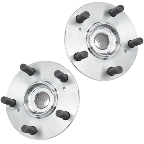 2005-10 Honda Odyssey Front Driver & Passenger Side 2 Piece Wheel Hub Set TRQ BHA53023