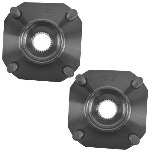 Nissan Sentra Front Driver & Passenger Side 2 Piece Wheel Bearing & Hub Assembly Set TRQ BHA53761