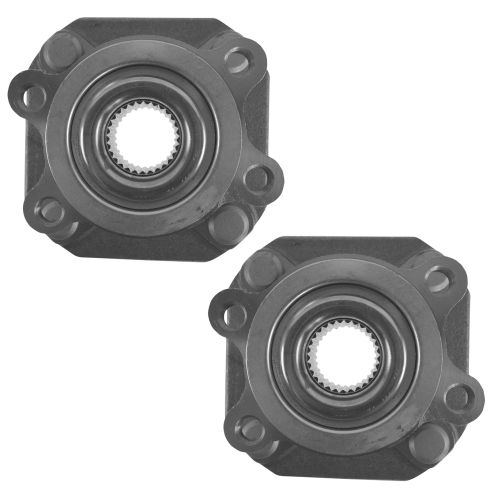 Nissan Sentra Front Driver & Passenger Side 2 Piece Wheel Bearing & Hub Assembly Set TRQ BHA53761