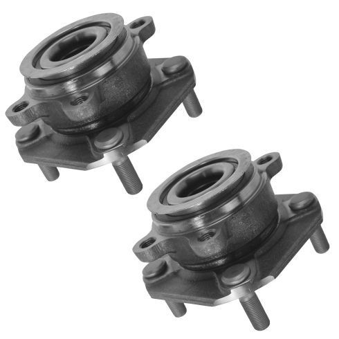 Nissan Sentra Front Driver & Passenger Side 2 Piece Wheel Bearing & Hub Assembly Set TRQ BHA53761