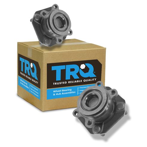Nissan Sentra Front Driver & Passenger Side 2 Piece Wheel Bearing & Hub Assembly Set TRQ BHA53761