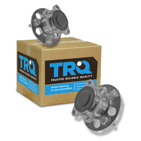 2007 Toyota Yaris Rear Driver & Passenger Side without ABS Brakes 2 Piece Wheel Bearing & Hub Assembly Set TRQ BHA53764 - Image 6