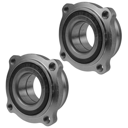 BMW X5 X6 Rear Driver & Passenger Side 2 Piece Wheel Hub Bearing Module Set TRQ BHA52889
