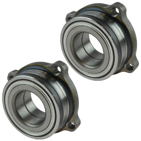 BMW X5 X6 Rear Driver & Passenger Side 2 Piece Wheel Hub Bearing Module Set TRQ BHA52889