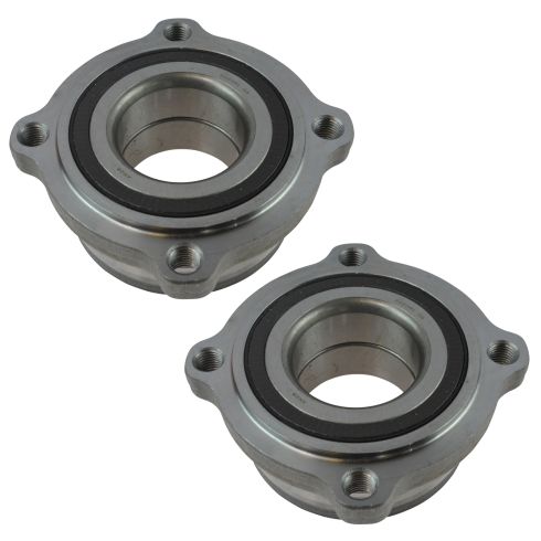BMW X5 X6 Rear Driver & Passenger Side 2 Piece Wheel Hub Bearing Module Set TRQ BHA52889