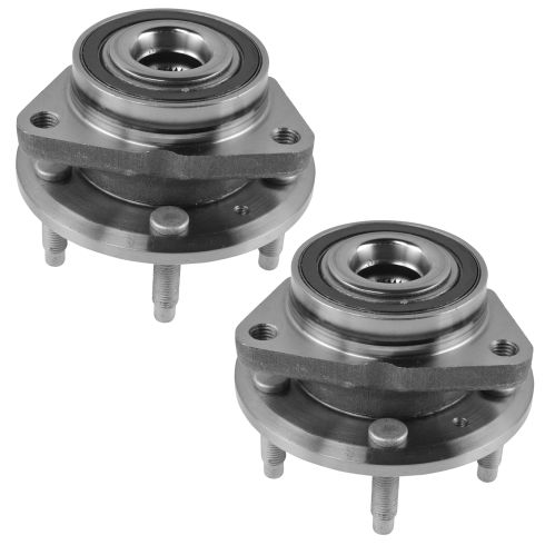 Chevrolet Cruze Cruze Limited Front Driver & Passenger Side 2 Piece Wheel Bearing & Hub Assembly Set TRQ BHA53794