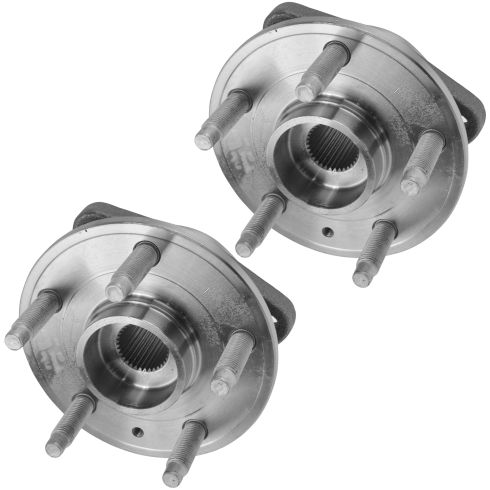 Chevrolet Cruze Cruze Limited Front Driver & Passenger Side 2 Piece Wheel Bearing & Hub Assembly Set TRQ BHA53794