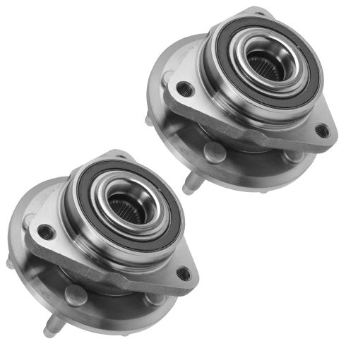 Chevrolet Cruze Cruze Limited Front Driver & Passenger Side 2 Piece Wheel Bearing & Hub Assembly Set TRQ BHA53794