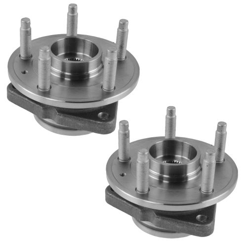 Chevrolet Cruze Cruze Limited Front Driver & Passenger Side 2 Piece Wheel Bearing & Hub Assembly Set TRQ BHA53794