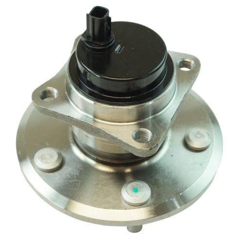 Toyota Matrix Pontiac Vibe Rear Driver & Passenger Side 2 Piece Wheel Bearing & Hub Assembly Set TRQ BHA53851