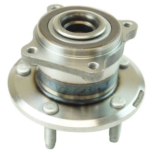 Chevrolet Volt Buick Verano Rear Driver & Passenger Side 2 Piece Wheel Bearing & Hub Assembly Set TRQ BHA53868