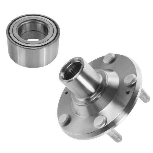 Hyundai Kia Front 2 Piece Wheel Bearing & Hub Kit TRQ BHA65729